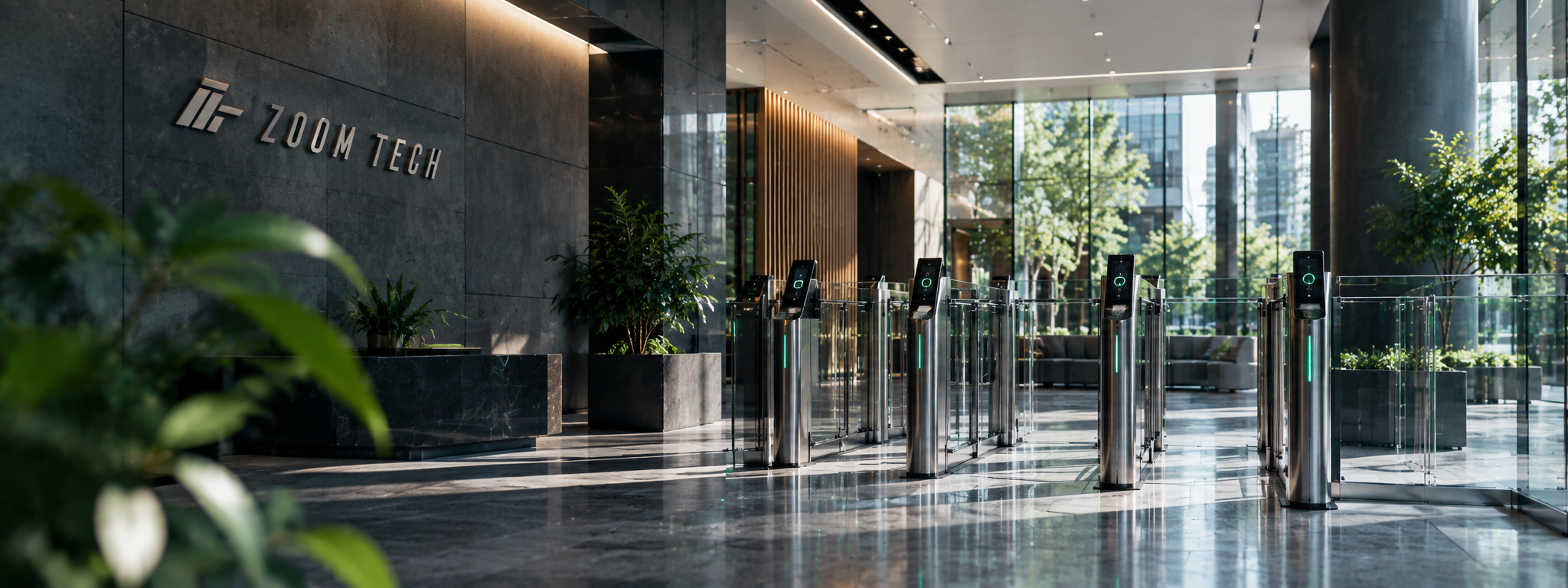 Zoom Tech Access Turnstiles and Biometric Security